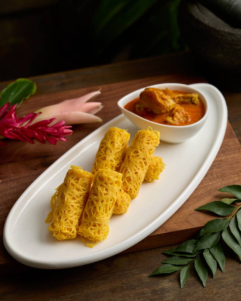 Roti Jala Kari Ayam